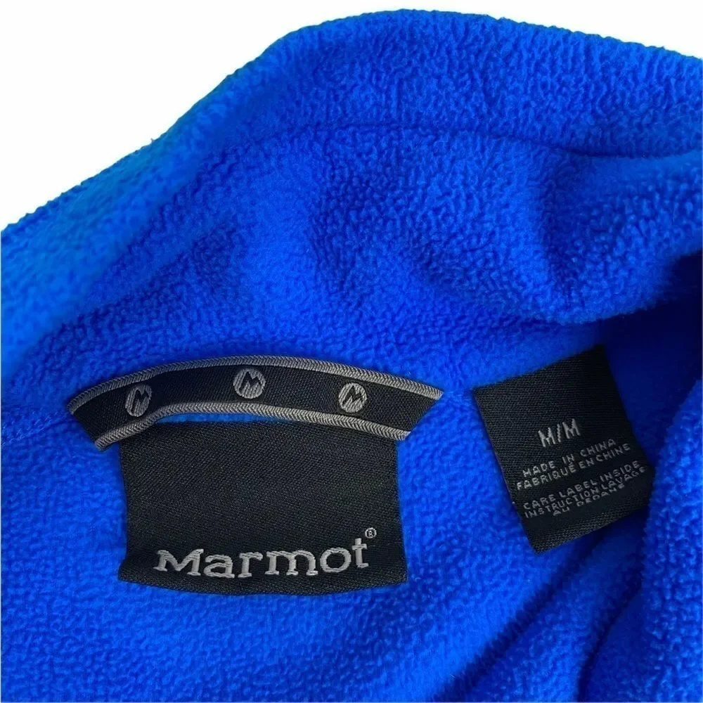 MARMOT Women's Fleece Jacket Blue Size M Medium - Picture 4 of 9